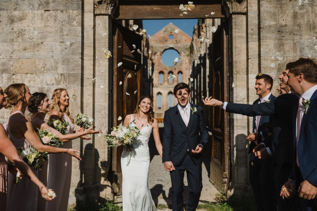 wedding at san galgano abbey